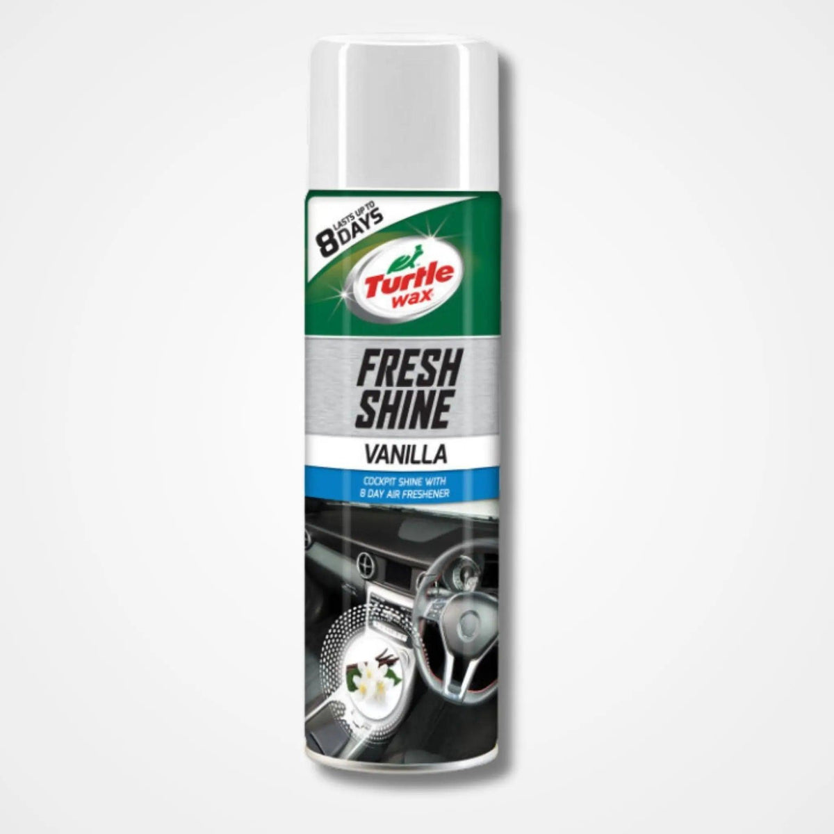 Turtle Fresh Shine Cockpit Polish Vanilla 500ml - osbshop.pk