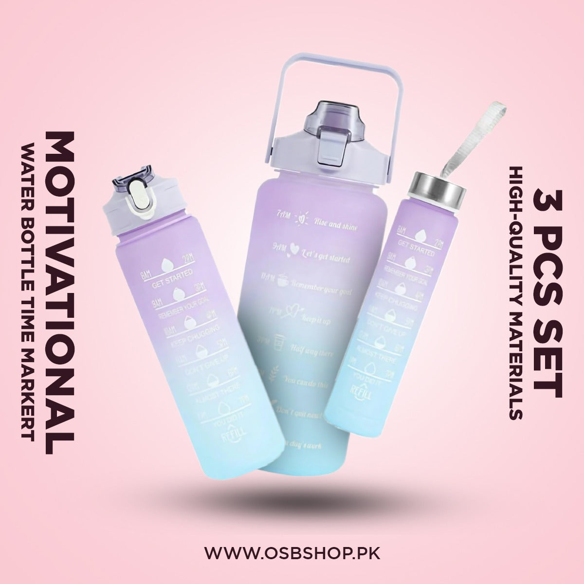 Motivational Water Bottle Time Marker osbshop.pk