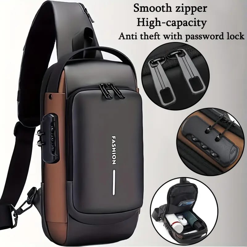 Cross Body Bag with USB Charging Port osbshop.pk
