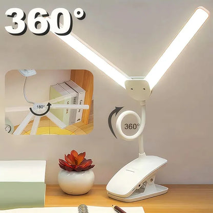 360° Flexible Table Lamp Double Head LED