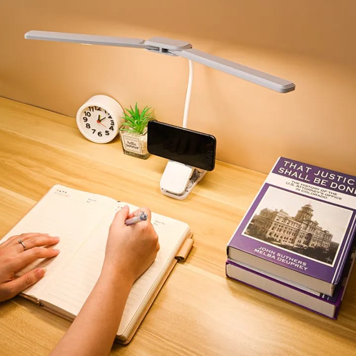 360° Flexible Table Lamp Double Head LED osbshop.pk