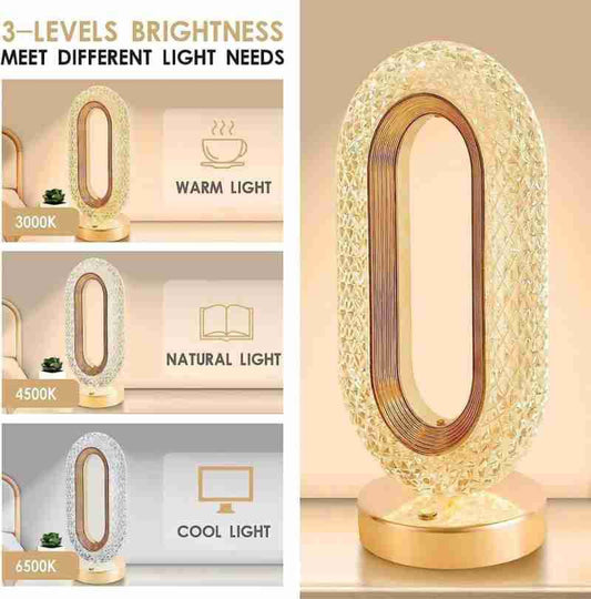 LED Crystal Lamp Rechargeable