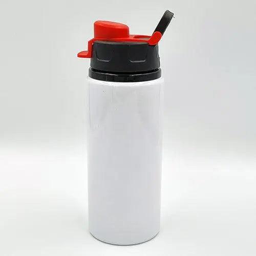 White Aluminium Water Bottle - osbshop.pk