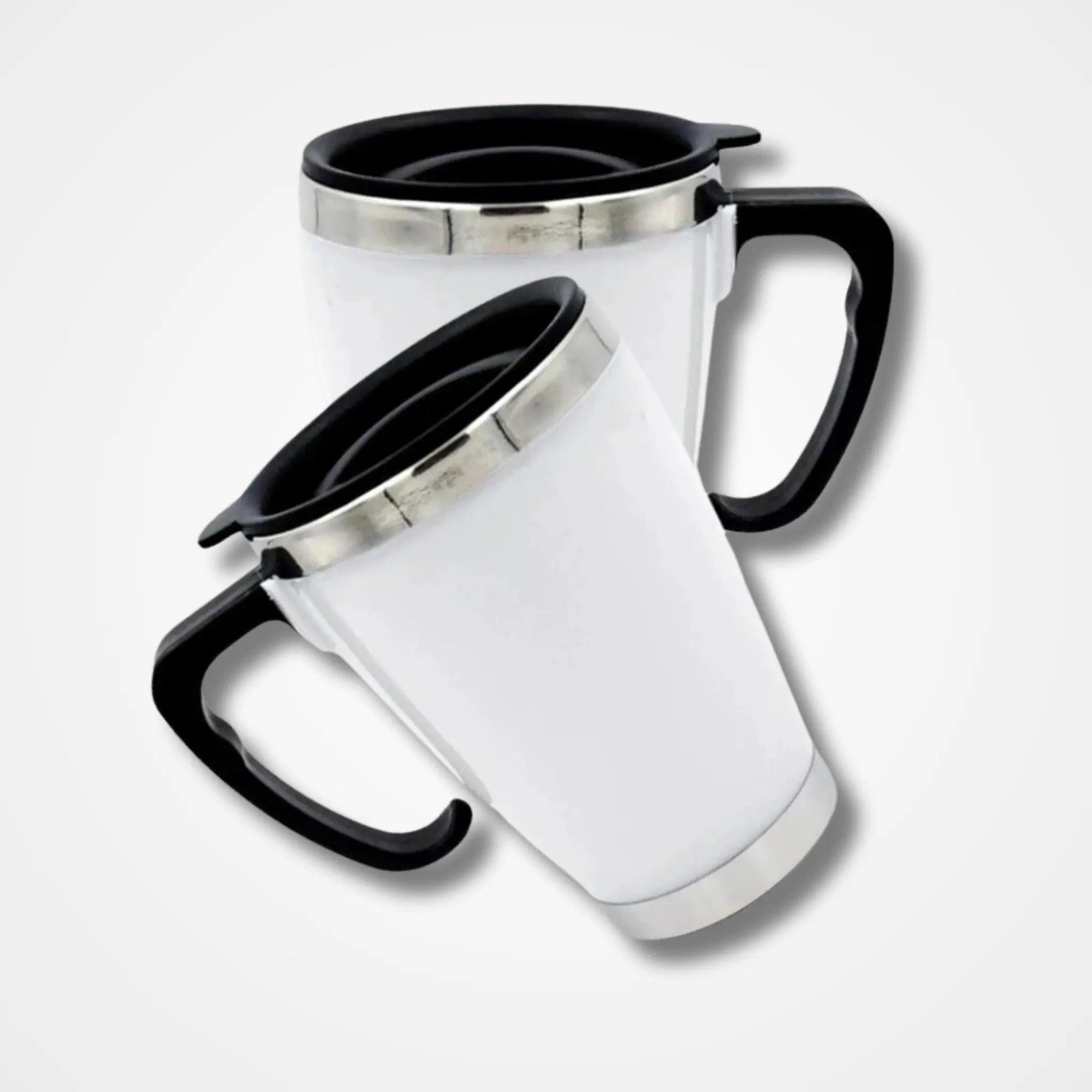 White Stainless Steel Tumbler Mug Medium - osbshop.pk
