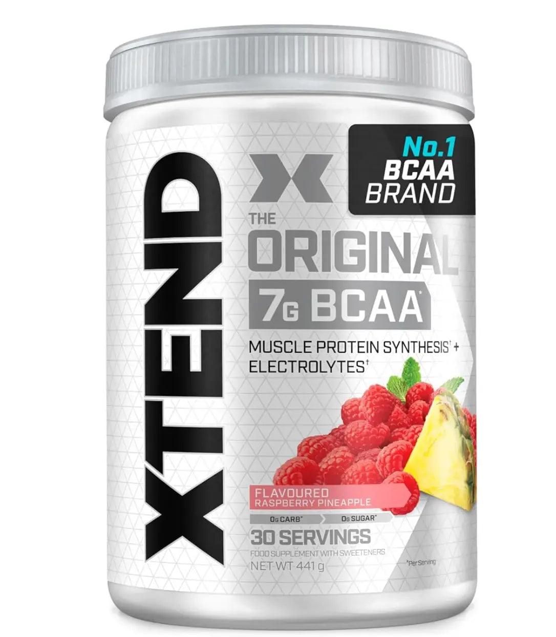 Xtend Original Bcaa Raspberry Pineapple 441g 30 Servings - osbshop.pk