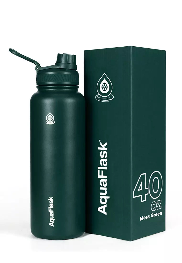 AquaFlask Original Vacuum Bottles (40oz) Moss Green osbshop.pk