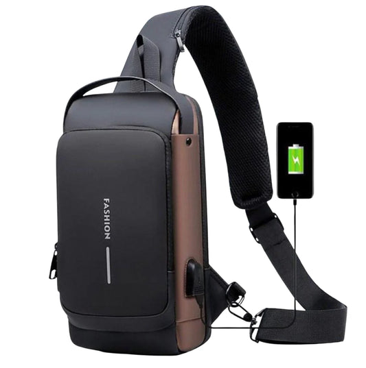 Cross Body Bag with USB Charging Port