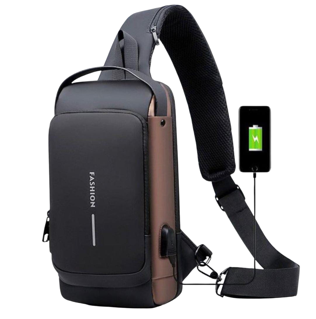 Cross Body Bag with USB Charging Port osbshop.pk