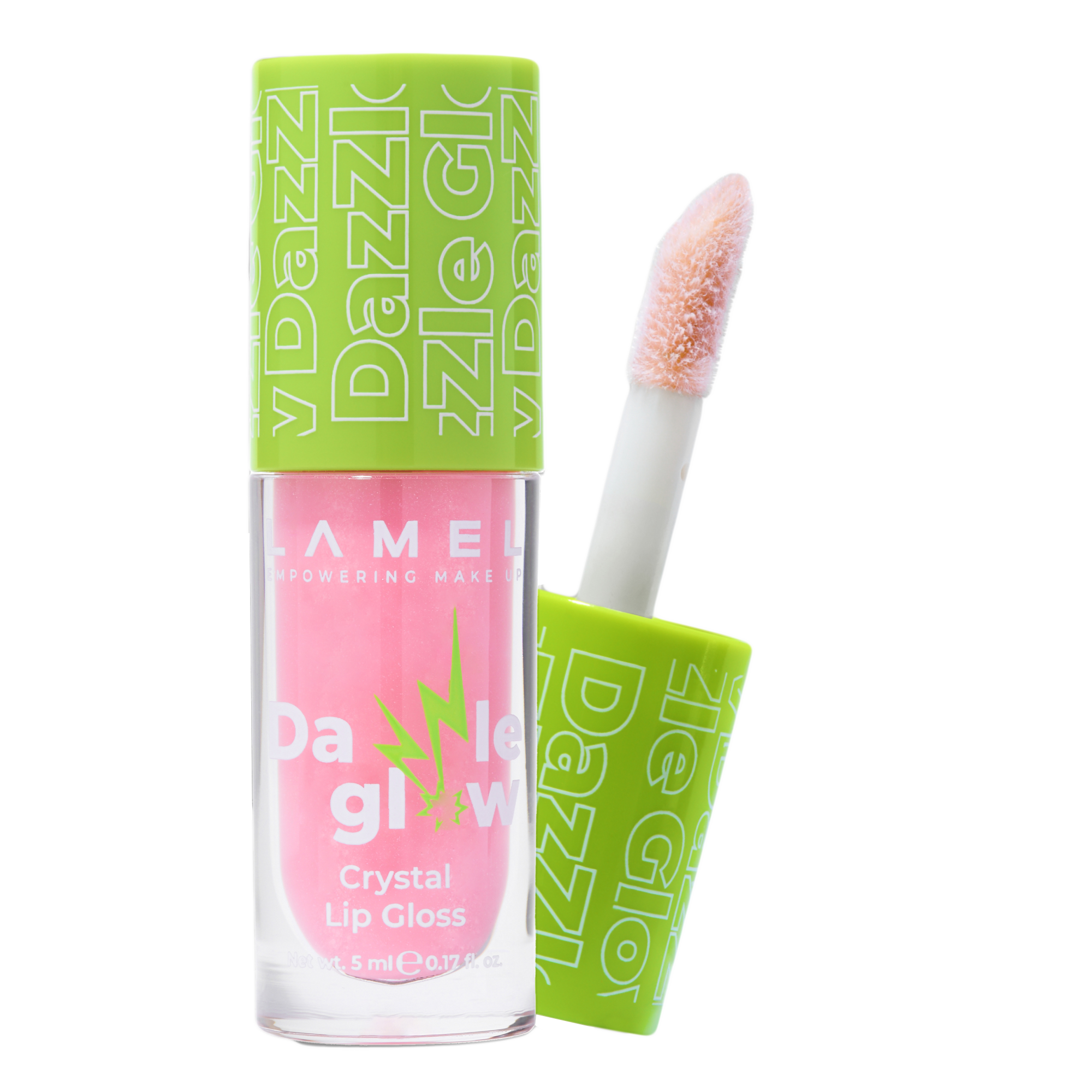 Lamel Dazzle Glow Crystal Lip Gloss, 5ml, 402 Soulmate osbshop.pk