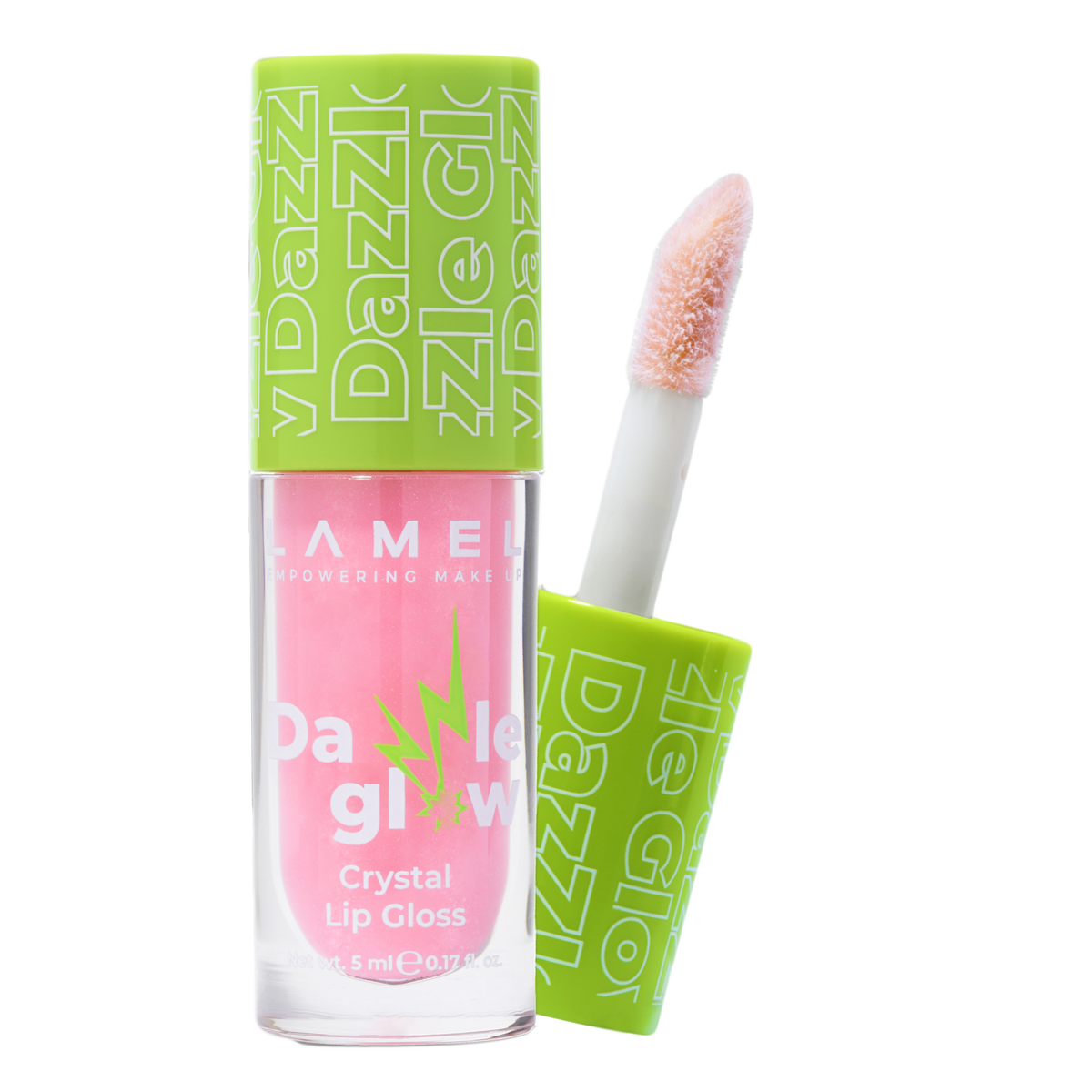 Lamel Dazzle Glow Crystal Lip Gloss, 5ml, 402 Soulmate osbshop.pk