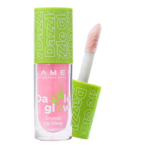 Lamel Dazzle Glow Crystal Lip Gloss, 5ml, 402 Soulmate osbshop.pk