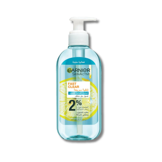 Garnier SkinActive Fast Clear Gel Face Wash With Salicylic Acid, 200ml