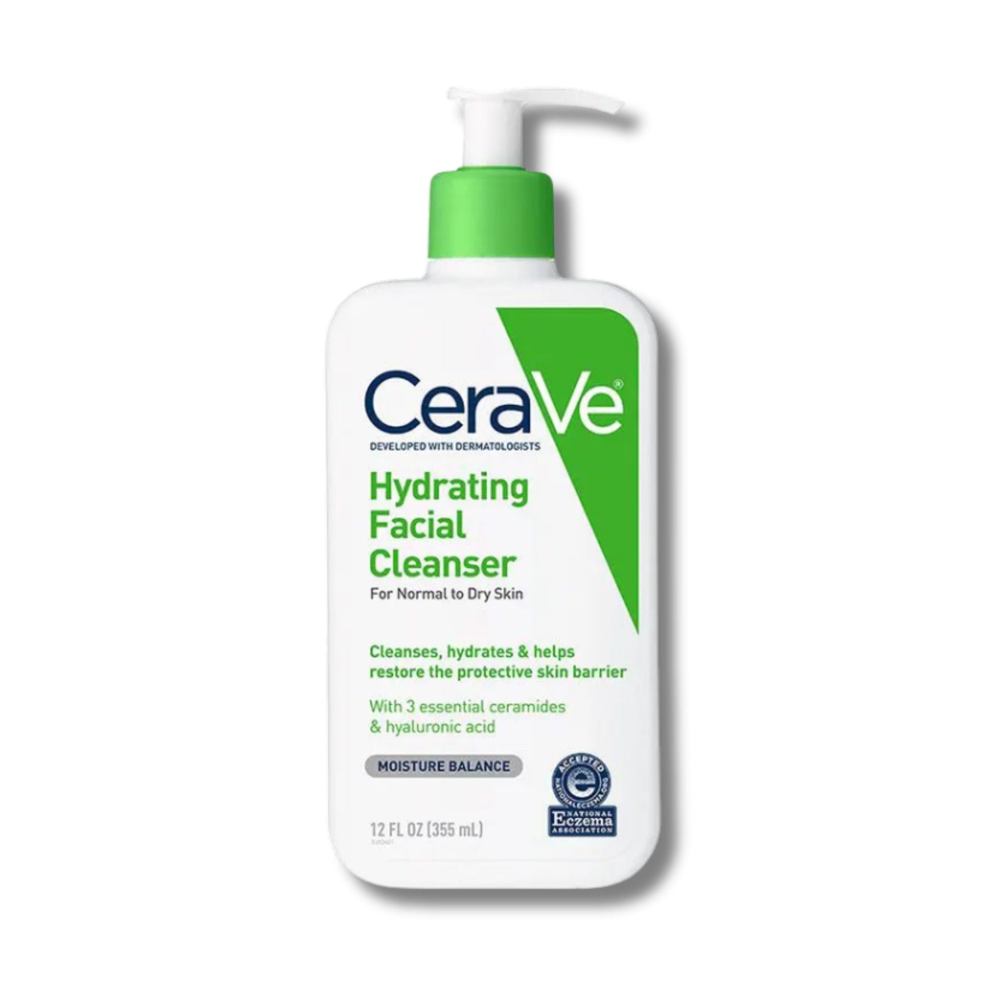 Cerave Hydrating Facial Cleanser For Normal To Dry Skin 355Ml osbshop.pk