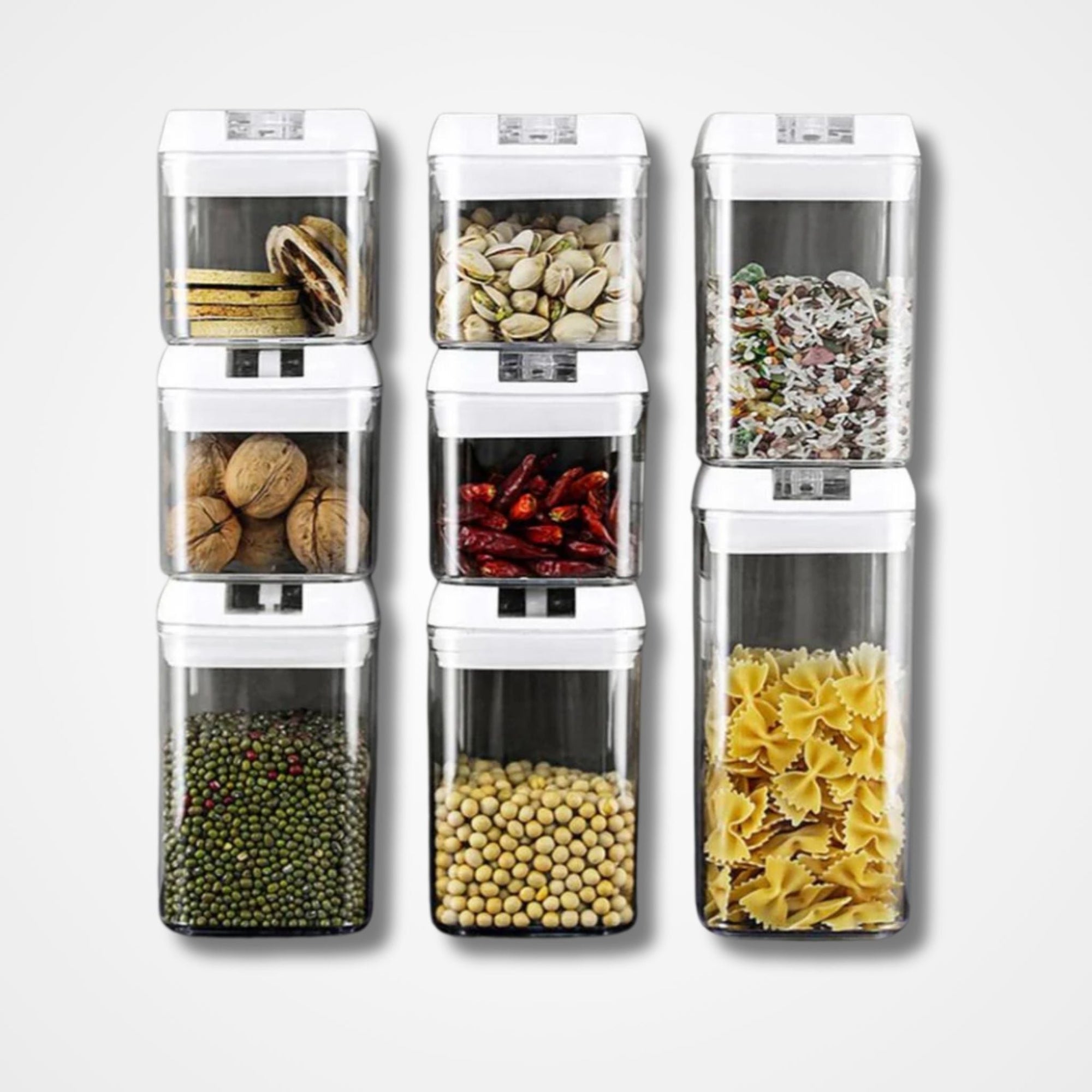 5-Piece Airtight Food & Lenitils Container Set osbshop.pk