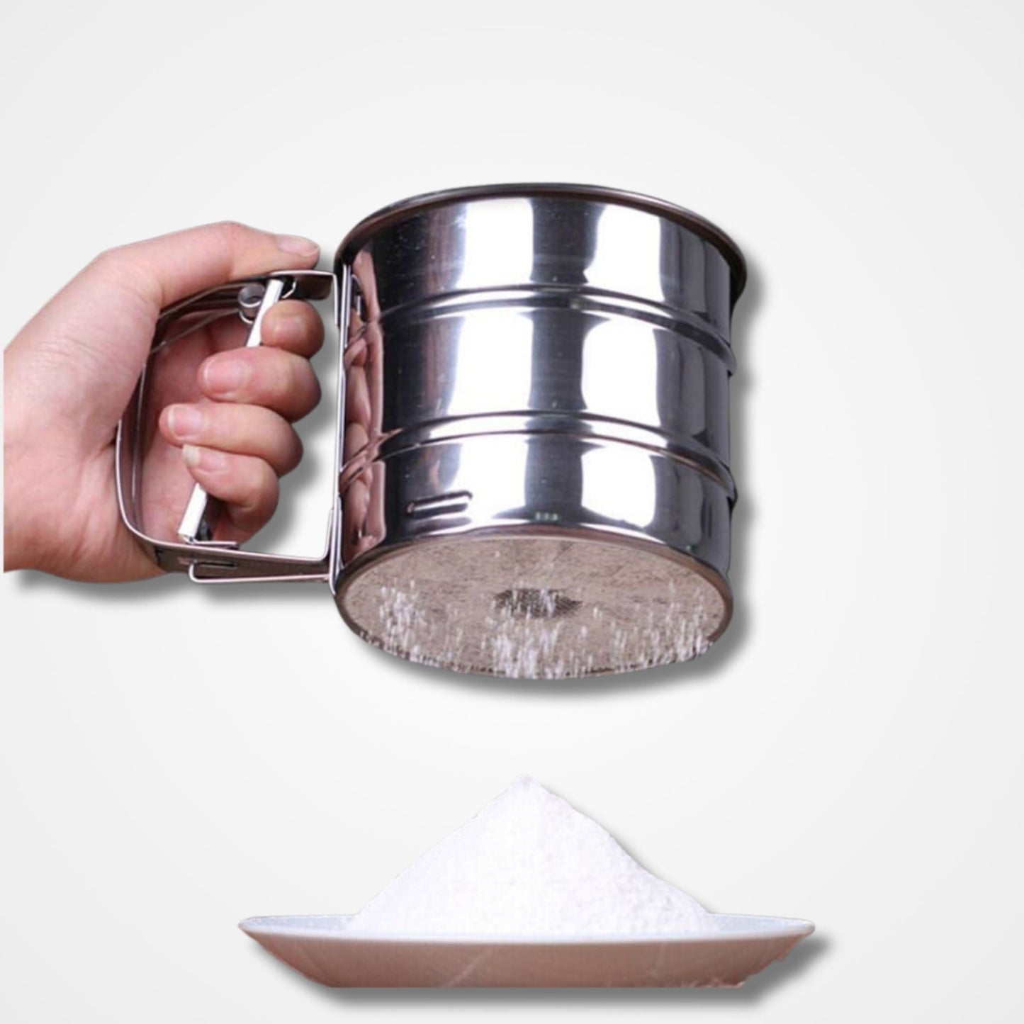 Flour Stainless Steel Strainer Cup