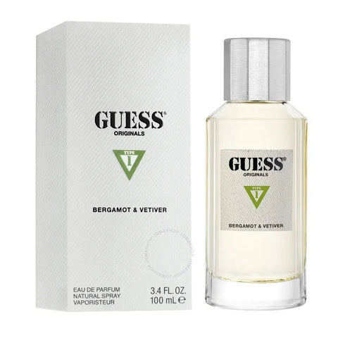 Guess Type 1 Bergamot & Vetiver, Eau De Parfum, For Women, 100ml osbshop.pk