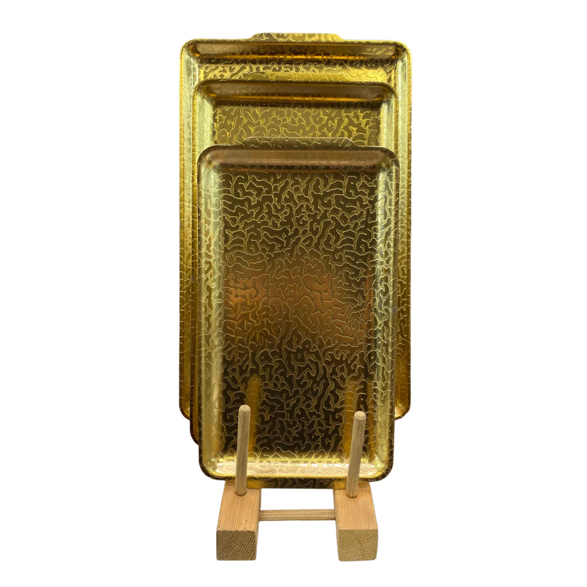 Golden Tray Texture 1Pc osbshop.pk