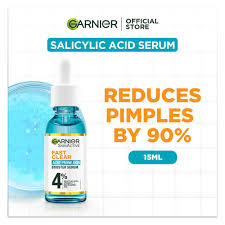 Garnier Skin Active Fast Clear Booster Face Serum, For Acne Prone Skin, With Salicylic Acid