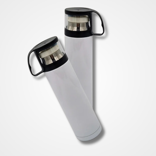 White Stainless Steel Water Bottle One Stop Bazar