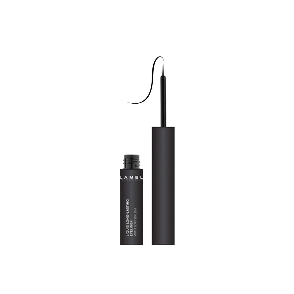 Lamel Liquid Long-Lasting Eyeliner 401 Carbon Black 4ml osbshop.pk