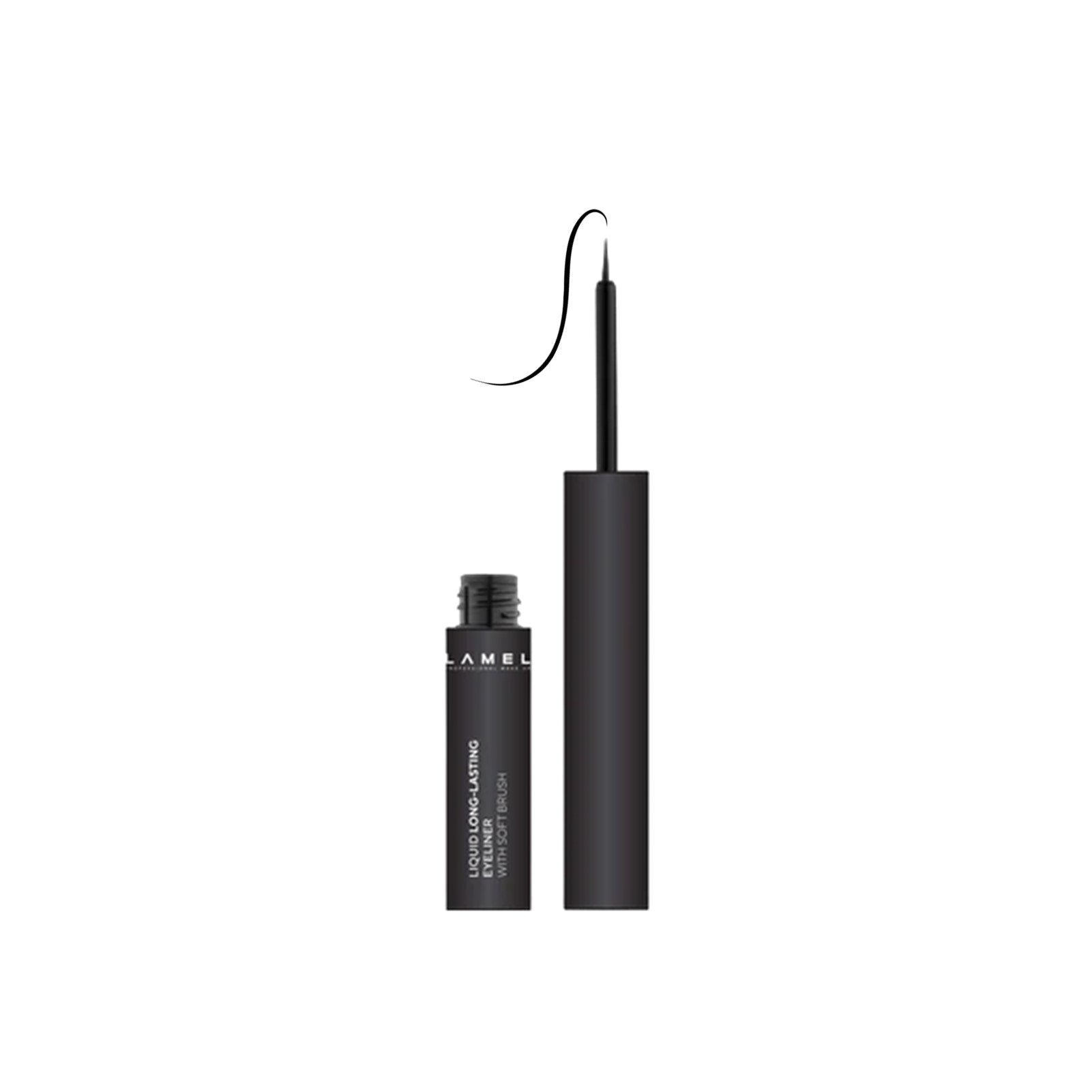 Lamel Liquid Long-Lasting Eyeliner 401 Carbon Black 4ml osbshop.pk