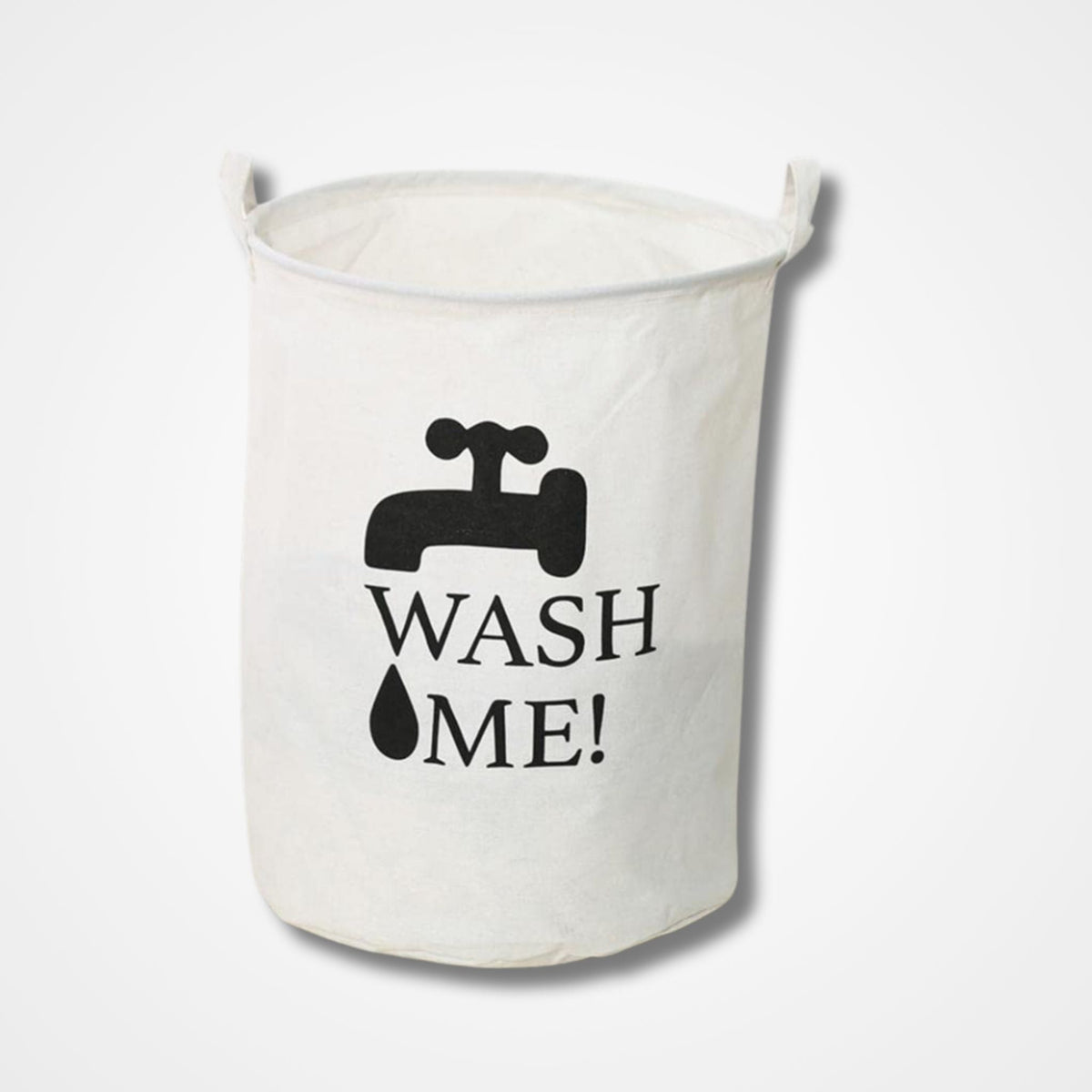 White Laundry Basket osbshop.pk