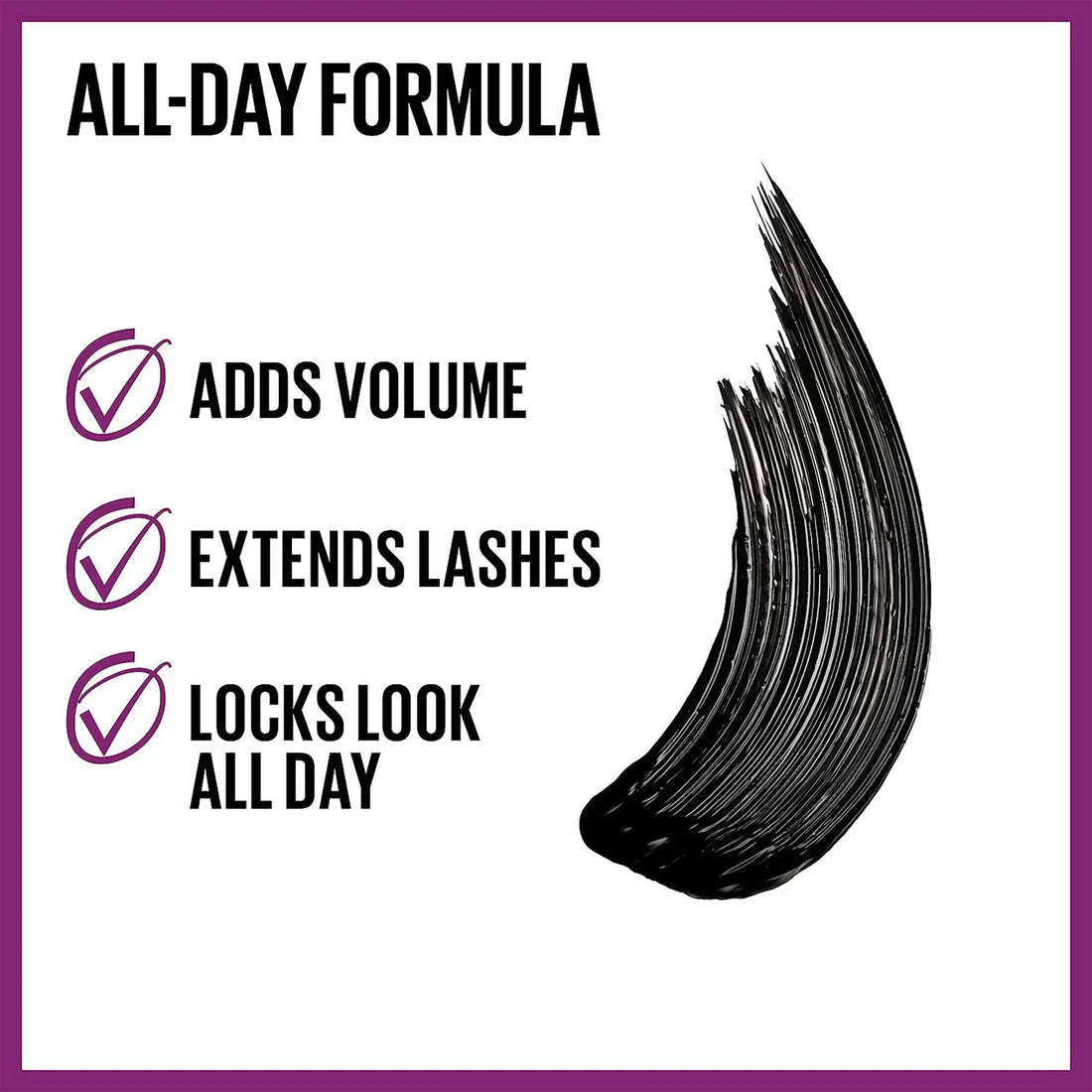 Maybelline The Falsies Lash Lift Waterproof Mascara Very Black 8.6m osbshop.pk