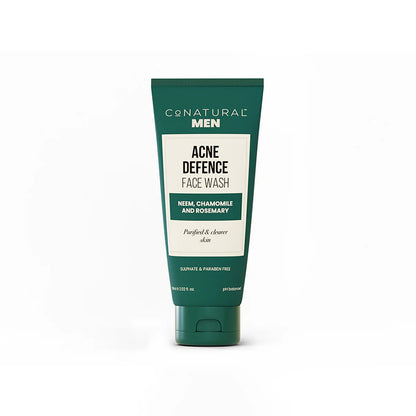 CoNatural Acne Defence Face Wash With Neem, 60ml Pack of 2