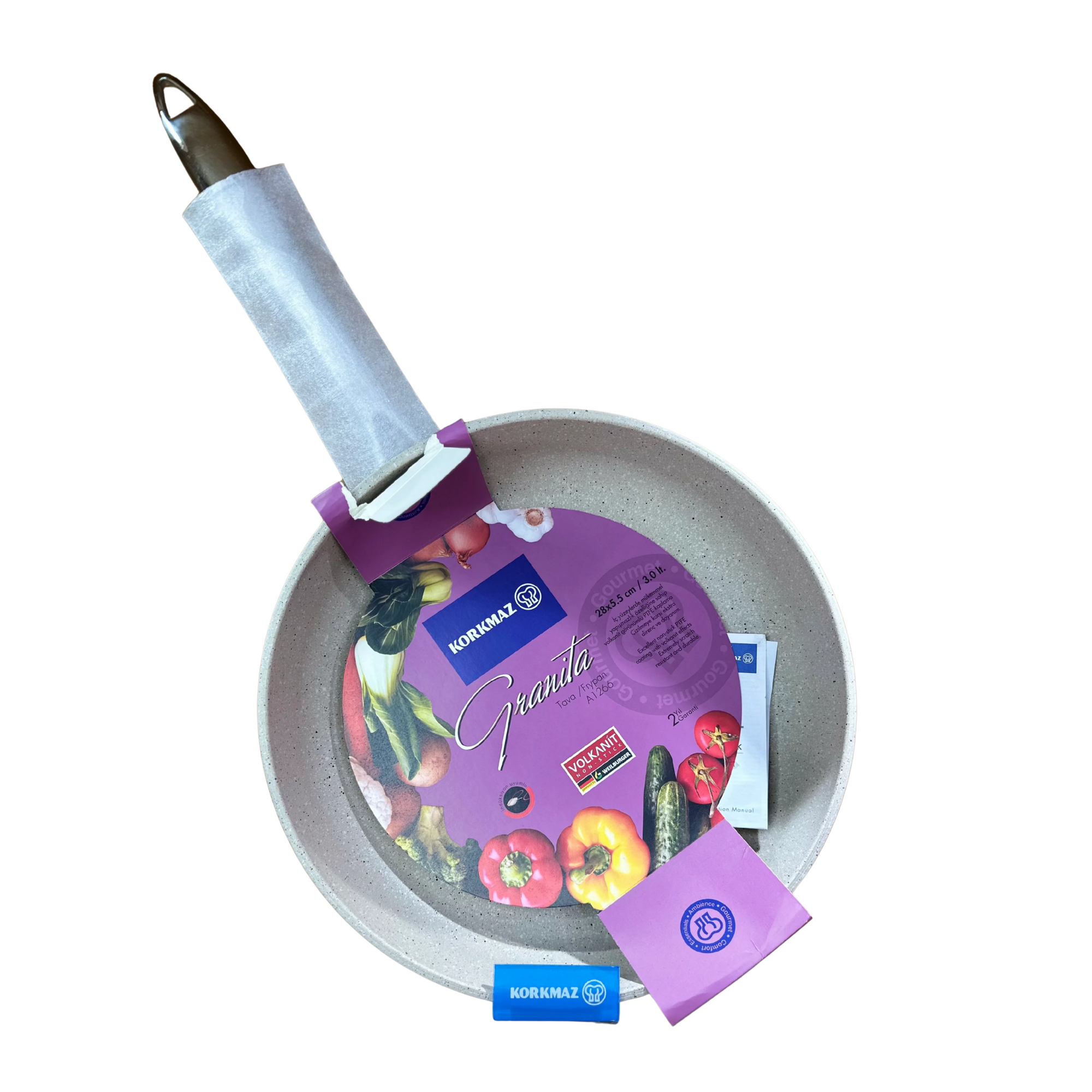KORKMAZ Frying Pan  “Granita Aluminum” osbshop.pk