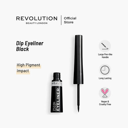 Revolution Dip Eyeliner Black 5ml