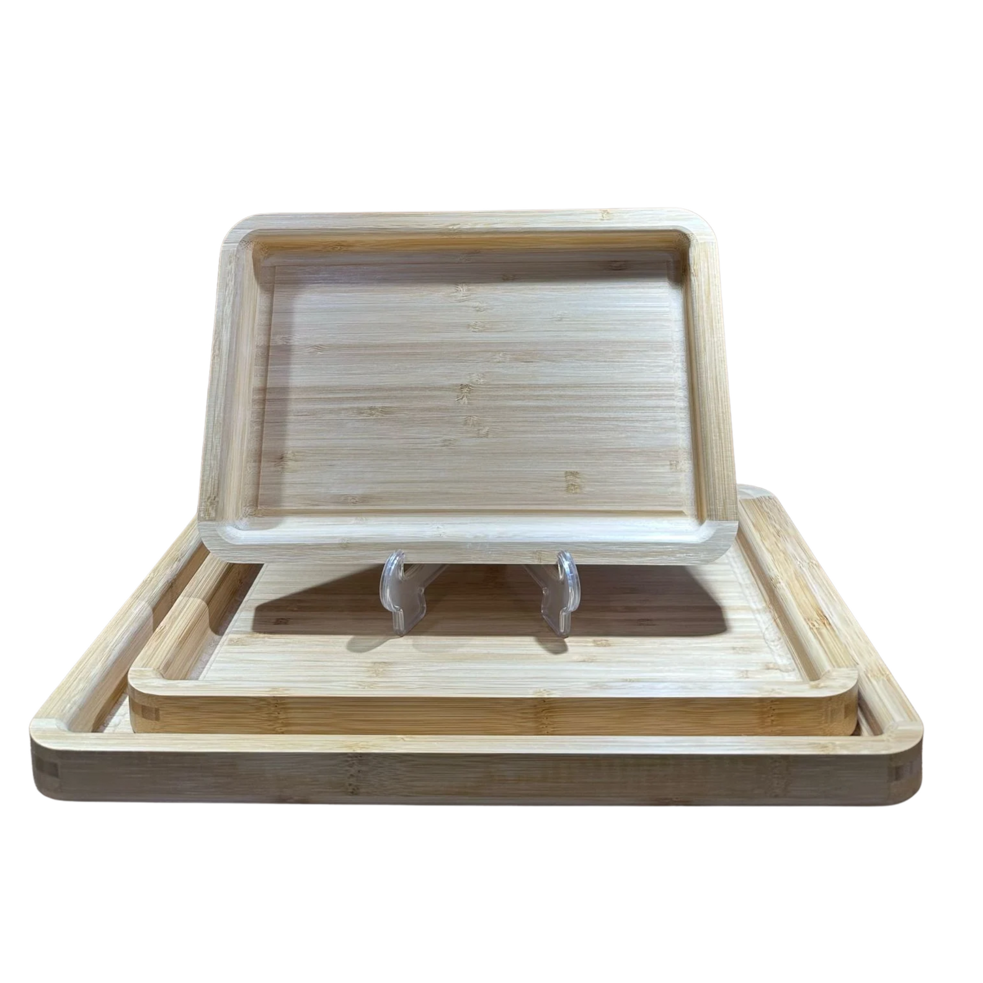 Wooden Bamboo Serving Tray osbshop.pk