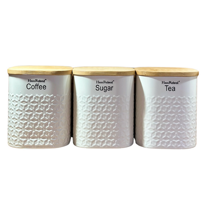 Metal Storage Jar 3 Piece