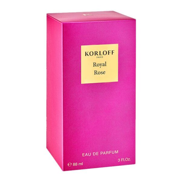 Korloff Royal Rose Eau De Parfum, For Women, 88ml - Image 2