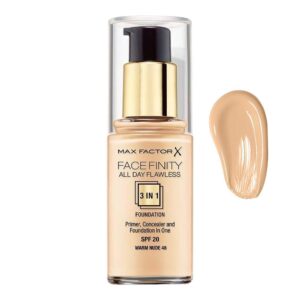 Max Factor Facefinity 3in1 Foundation, 48 Warm Nude