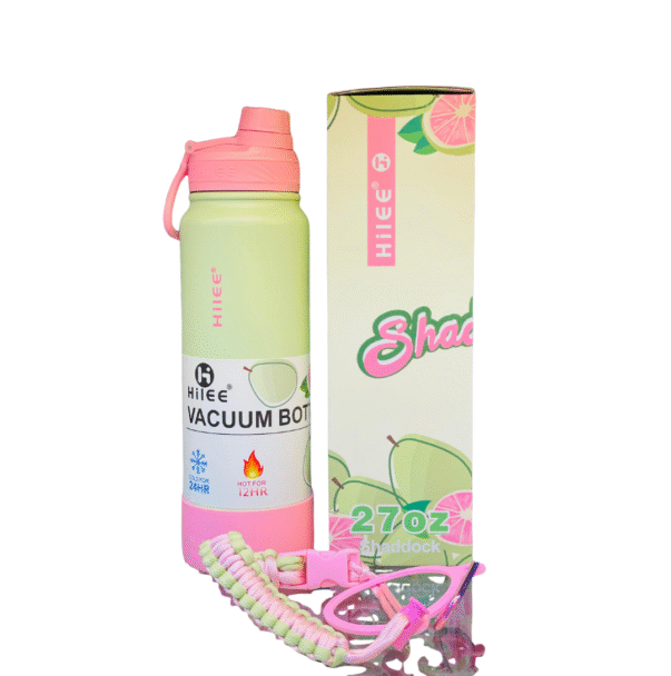 Hilee Insulated Bottle Pink/Green