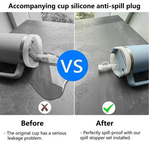 1Set Straw Cover Spill Stopper - Image 5