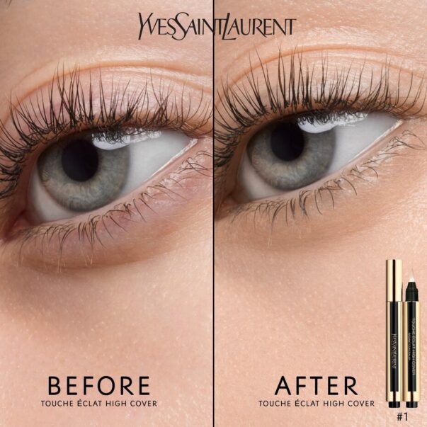 YSL Touche E'Clat High Cover Radiant Concealer, 1 Porcelain - Image 5