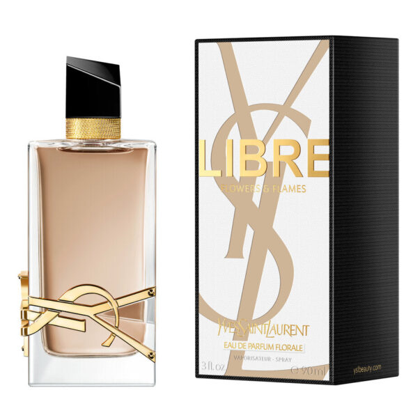 Yves Saint Laurent Libre Flowers & Flames Perfume, For Women, 90ml - Image 2