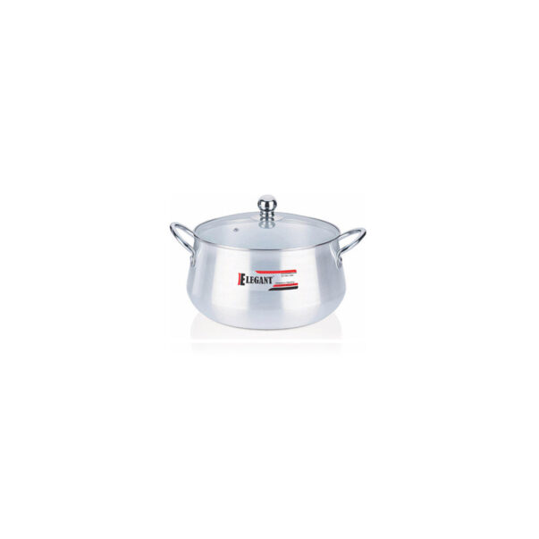 Elegant Belly Pot Silver 16cm