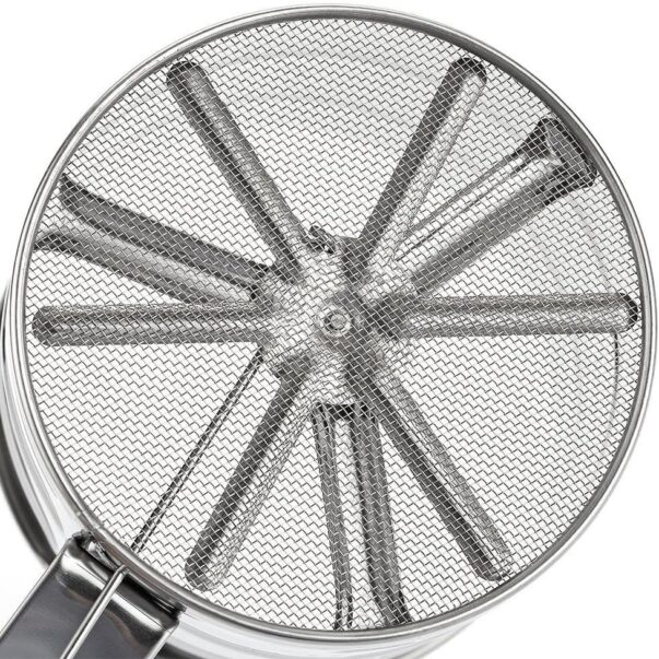 Flour Stainless Steel Strainer Cup - Image 4