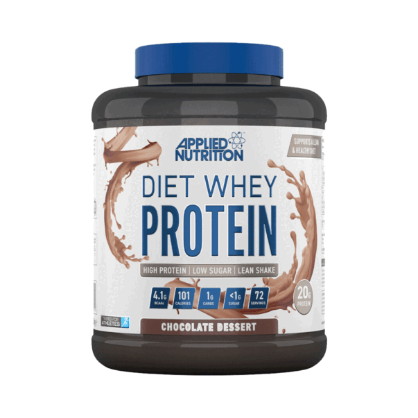 Applied Nutrition Diet Whey Protein Powder Chocolate Dessert 72 Servings 1.8kg - Image 2