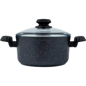 KORKMAZ Casserole 24 x 12.5 cm (5 Liters) “Ornella Aluminum”
