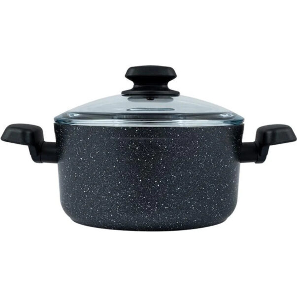 KORKMAZ Casserole 24 x 12.5 cm (5 Liters) “Ornella Aluminum”