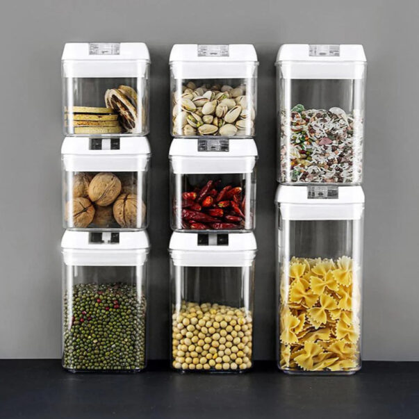 5-Piece Airtight Food & Lenitils Container Set - Image 5