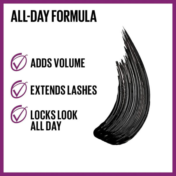 Maybelline Falsies Lash Lift Waterproof Mascara Very Black 8.6m - Image 2