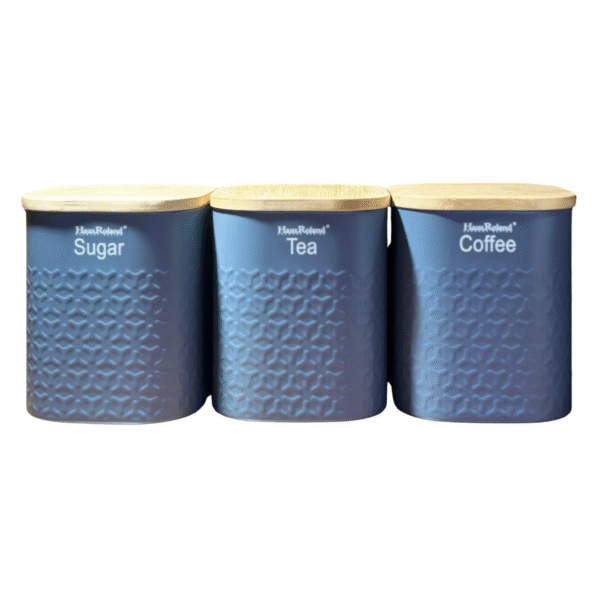 Metal Storage Jar 3 Piece - Image 2