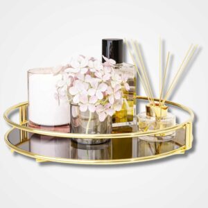Golden Vanity Display with Mirror